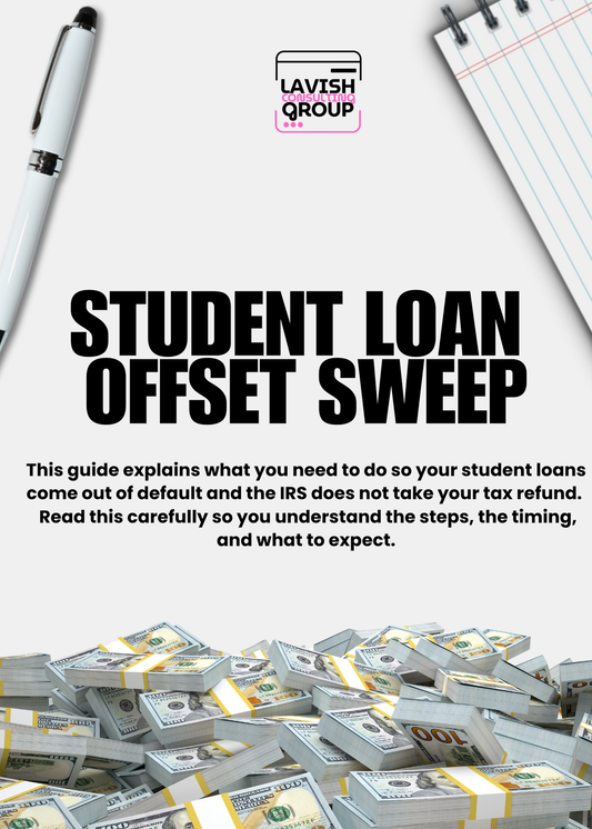 Done-For-You Student Loan Offset Sweep Service (DFY)
